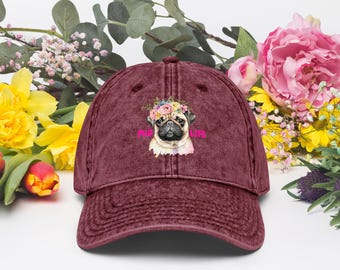 Vintage Pug Life Hat