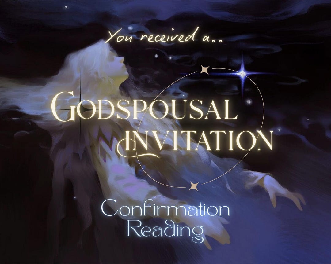 Reading Confirmation Godspouse Confirmation Reading - Divine Invitation - Etsy