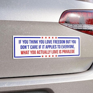 Anti Trump Bumper Sticker Magnet, FDT Car Bumper Magnet, Anti Maga Car Magnet