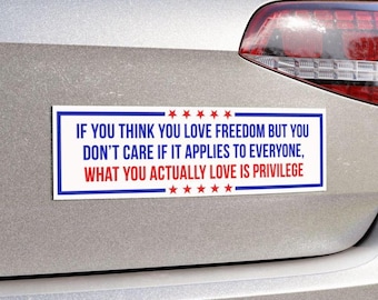 Anti Trump Bumper Sticker Magnet, FDT Car Bumper Magnet, Anti Maga Car Magnet
