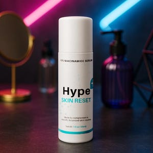 Hydrating Facial Serum with Niacinamide & Hyaluronic Acid – Lightweight, Fragrance-Free, Vegan Skincare – 1 oz