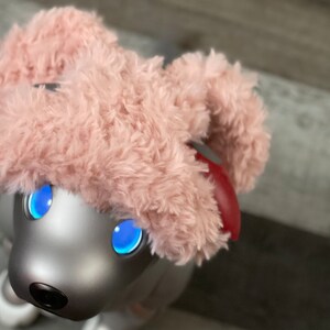 Fluffy Bear Beanie for Aibo