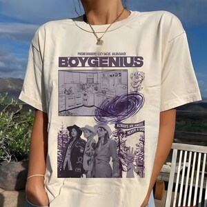 Vintage Boygenius Reset Concert Tour 2024 Shirt,Indie Rock Tee,Gift For Fans,Indie Rock Music Tour 2024 shirt zdjęcie 1