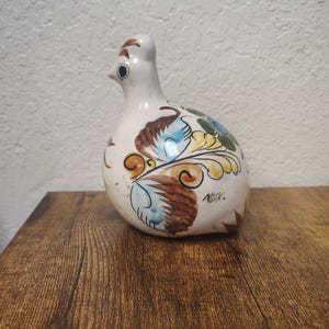 Vintage Tonala Mexican Bird Figurine