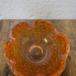 vintage Murano-style art glass bowl or ashtray,