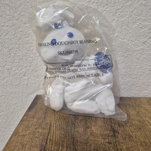 Vintage Giggling Doughboy Bean bag Pillsbury Dough Boy
