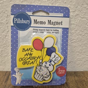 Vintage 1992 Pillsbury Doughboy Memo Magnet