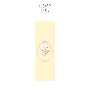 Vintage Rose – Glossy Laminated Bookmarks