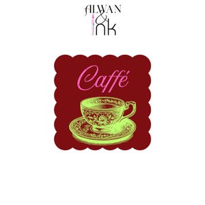 Café | Vinyl Die-Cut Sticker