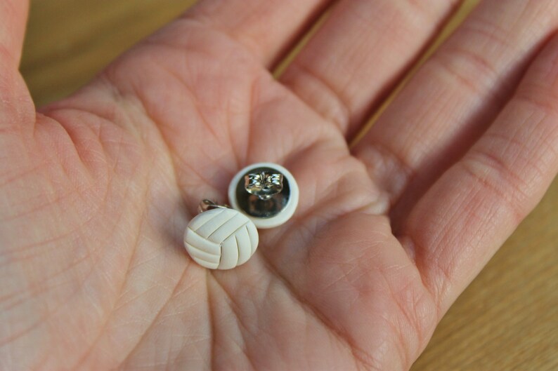 Sporty Girl Earrings... Volleyballs Etsy