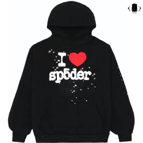 Sp5der 555555 I Heart hoodie pants スラックス Spider Worldwide 'I Heart Sp5Der' Black Pants | WHAT'S ON