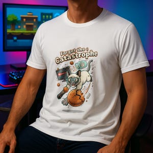 Rolig programmeringskatt-t-shirt: Saknar semikolon, kodande humor