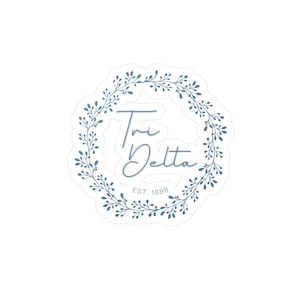 Tri Delta Sorority Sticker