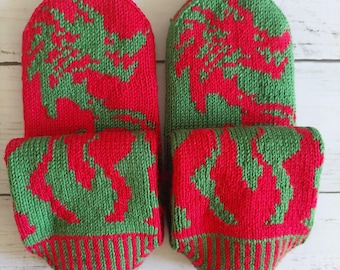 DragonFire Socks in double-knitting technique | Knitting pattern