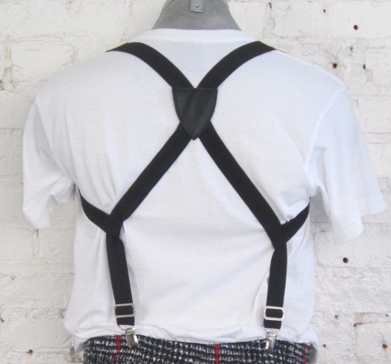 Suspender Harness Suspender Holster Mens Suspender Black Etsy