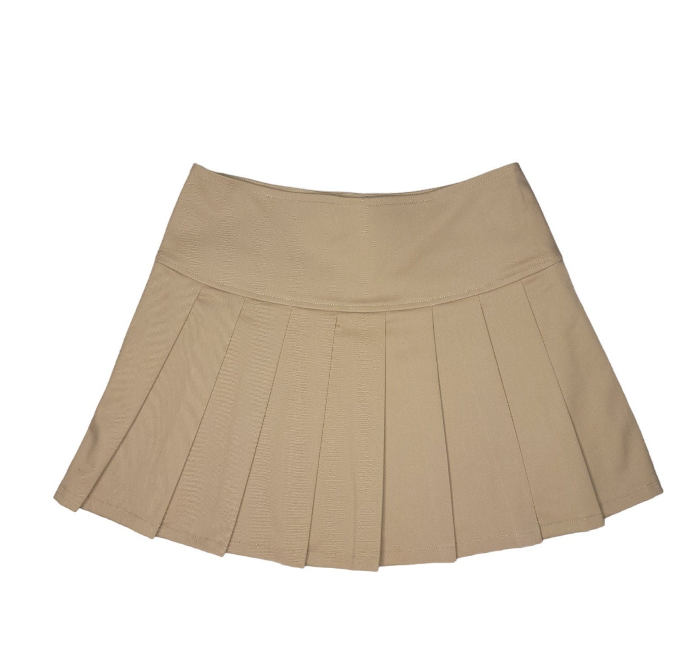 Khaki Pleated Skirt / Mini Pleated Skirt / Pleated Mini Khaki Pleated Skirt / Mini Pleated Skirt / Pleated Mini