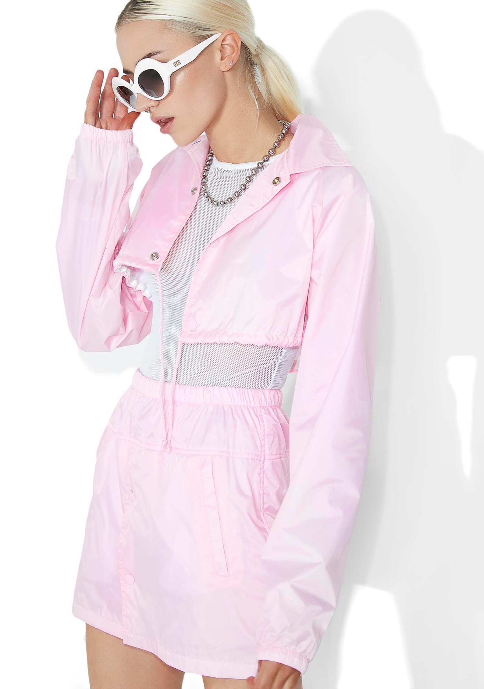 Windbreaker jacket pink windbreaker jacket women crop Etsy