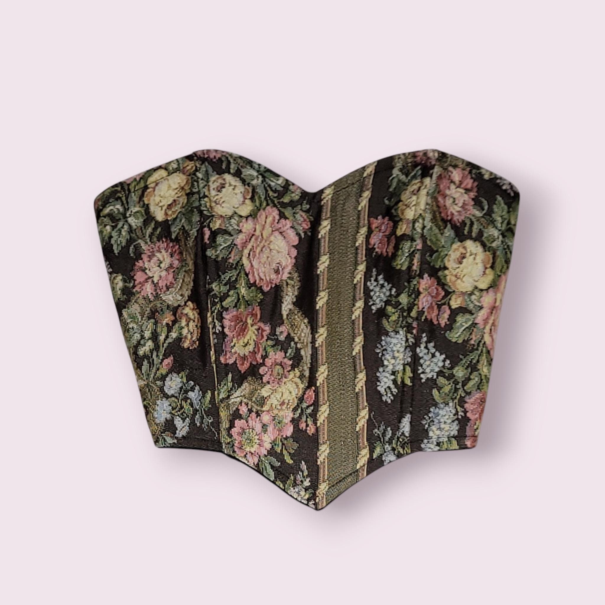 Embroidered Bustier - Etsy