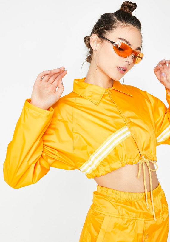 cropped yellow jacket