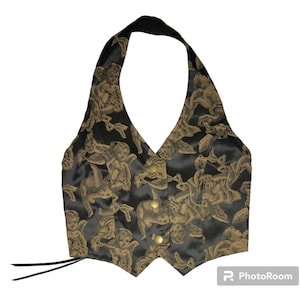 angel  vest / cherub vest / angel halter / angel top / cherub top / cherub halter