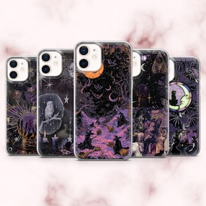 Witch Phone Case Tarot Witchy Witchcraft Cover for iPhone 16, 15, 14, 13, 12, 11 Samsung S25, S24, A16, A56 Pixel 9A, 9Pro XL, 8A, 8Pro