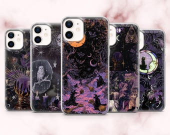 Witch Phone Case Tarot Witchy Witchcraft Cover for iPhone 16, 15, 14, 13, 12, 11 Samsung S25, S24, A16, A56 Pixel 9A, 9Pro XL, 8A, 8Pro