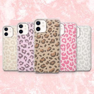 Leopard Phone Case Cheetah Jaguar Cover for iPhone 16, 15, 14, 13, 12, 11 Samsung S25, S24F, S23, A16, A56 Pixel 9A, 9Pro XL, 8A, 8Pro, 7A
