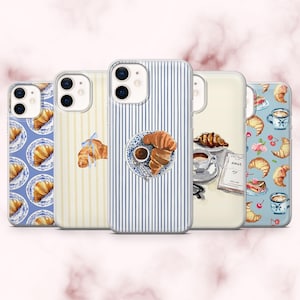 French Phone Case Paris Cafe Chic Cover for iPhone 16, 15, 14, 13, 12, 11 Samsung S25, S24, A16, A56 Pixel 9A, 9Pro XL, 8A 8Pro