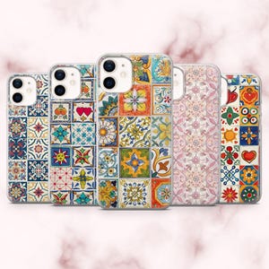 Portugal Phone Case Portuguese Tile Pattern Cover for iPhone 16, 15, 14, 13, 12, 11 Samsung S25, S24, A16, A56 Pixel 9A, 9Pro XL, 8A, 8Pro