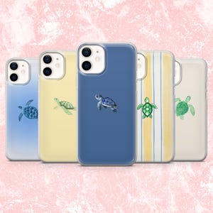 Turtles Phone Case Sea Turtle Ocean Cover for iPhone 16, 15, 14, 13, 12, 11 Samsung S25, S24F, S23, A16, A56 Pixel 9A, 9Pro XL, 8A, 8Pro