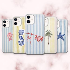 Beach Phone Case Beachy Coastal Ocean Cover for iPhone 16, 15, 14, 13, 12, 11 Samsung S25, S24, A16, A56 Pixel 9A, 9Pro XL, 8A, 8Pro