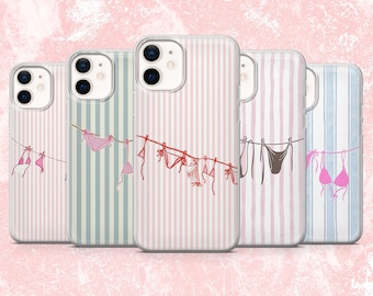 Beachy Phone Case Coastal Bikini Cover for iPhone 16, 15, 14, 13, 12, 11 Samsung S25, S24F, S23, A16, A56 Pixel 9A, 9Pro XL, 8A, 8Pro, 7A