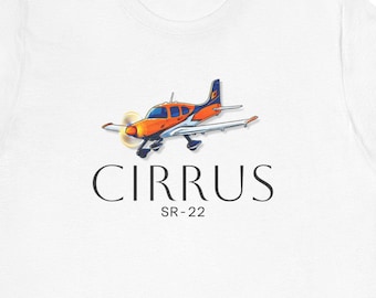 Cirrus SR-22 T-Shirt For Pilot Gift For Aviation Enthusiast Shirt For Plane Spotter Tee For AvGeek Apparel Airplane Shirt CIRRUS Tee SR-22