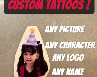 custom temporary tattoos