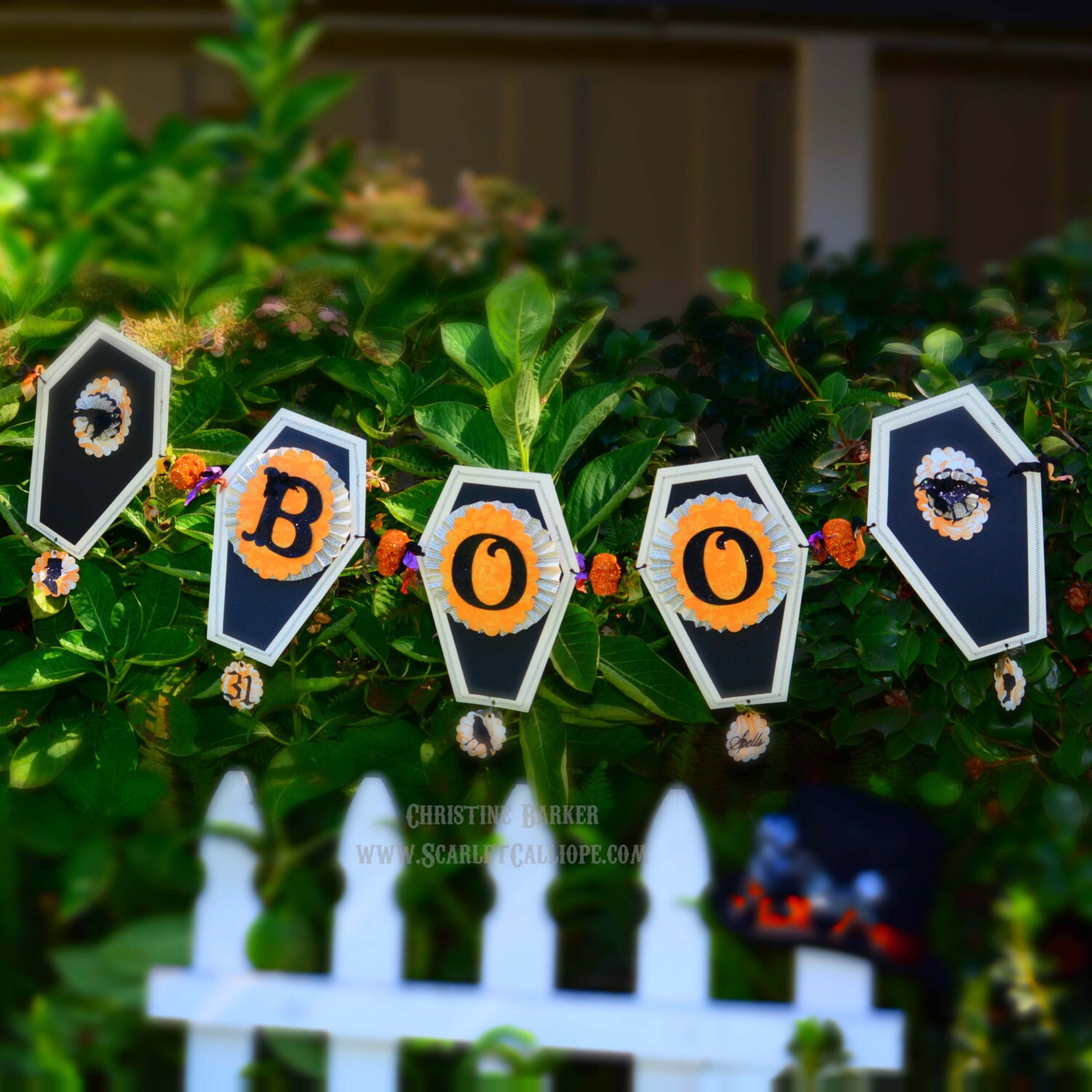 Halloween Spooky Vintage Banner Instant Download PDF Pattern - Etsy