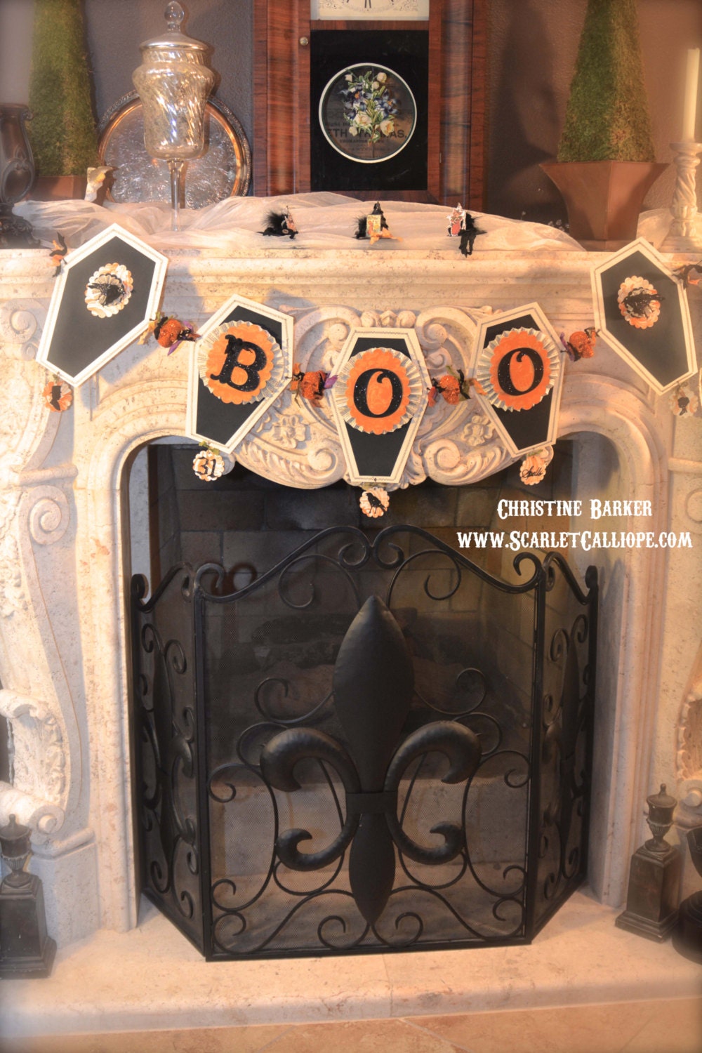 Halloween Spooky Vintage Banner Instant Download PDF Pattern - Etsy