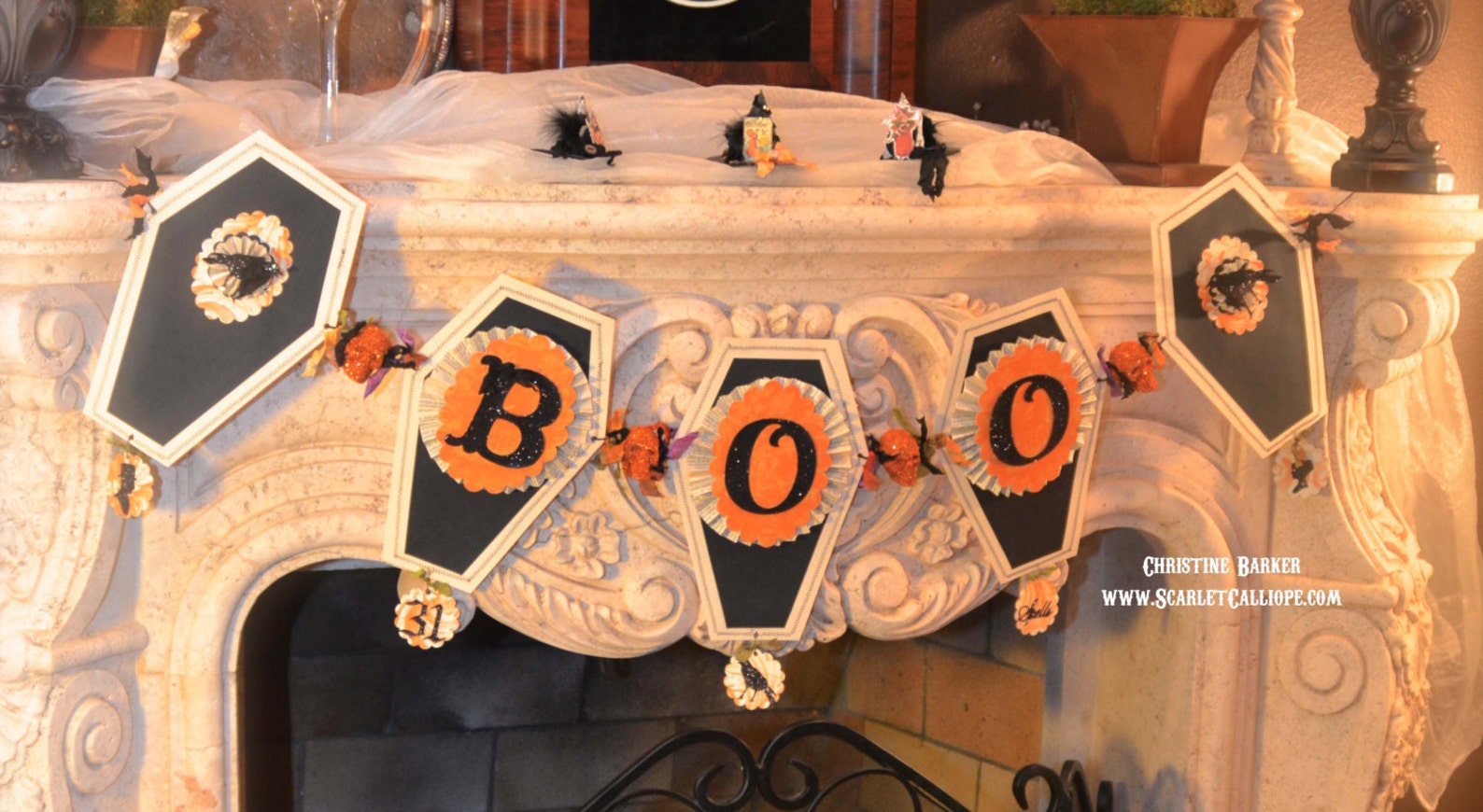 Halloween Spooky Vintage Banner Instant Download PDF Pattern - Etsy