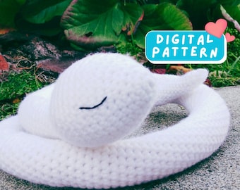 Fruits Basket Ayame, Zodiac Snake Crochet Pattern, No Sew Pattern, Snake Pattern, Amigurumi Crochet Pattern, Baby Gift Pattern, Anime Gift