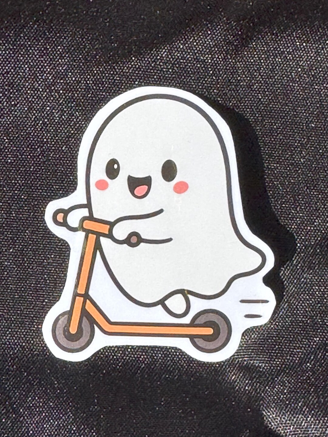 Scooter Ghost Sticker - Etsy
