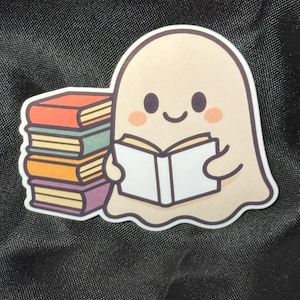 Bookish Ghost Sticker