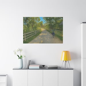Maine Eastern Trail Art: Old Orchard Beach Bike Path Digital Print