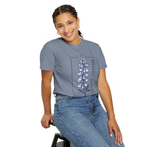 Maine Lupine Floral Tee | Lupine Flower T-Shirt image 11