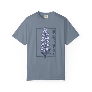 Maine Lupine Floral Tee | Lupine Flower T-Shirt image 10