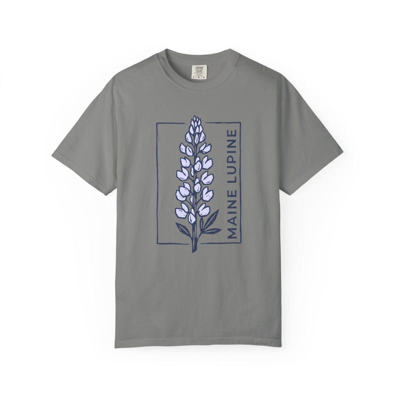 Maine Lupine Floral Tee | Lupine Flower T-Shirt image 17