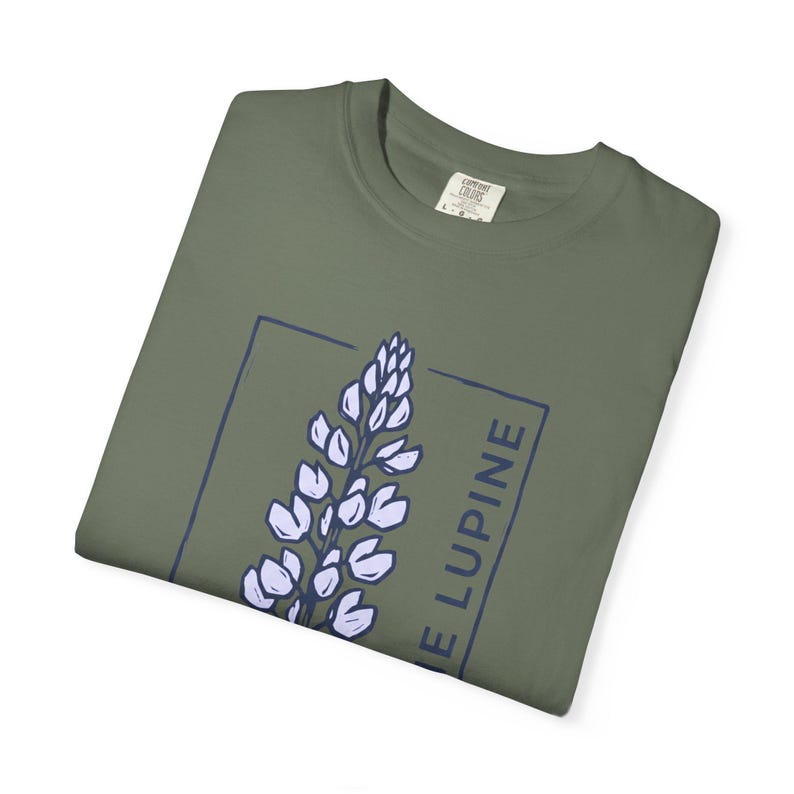Maine Lupine Floral Tee | Lupine Flower T-Shirt image 16