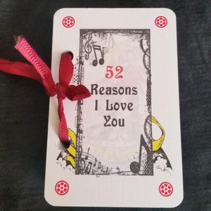 DIY Card Book (52 Things I Love About You)  Coupon books for boyfriend,  Boyfriend gifts, Reasons why i love you
