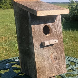 Reclaimed barn wood birdhouse