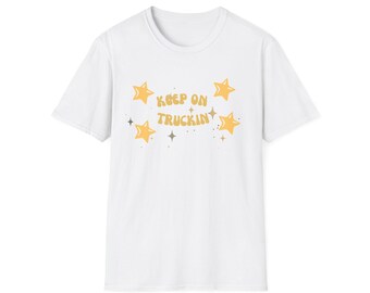 Keep On Truckin' T-Shirt, 70s Style, Trucker Gift