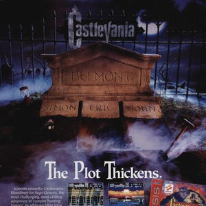 Castlevania Bloodlines Promotional Poster - Free Shipping