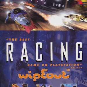 Wipout PS1 Promotional Poster - Free Shipping
